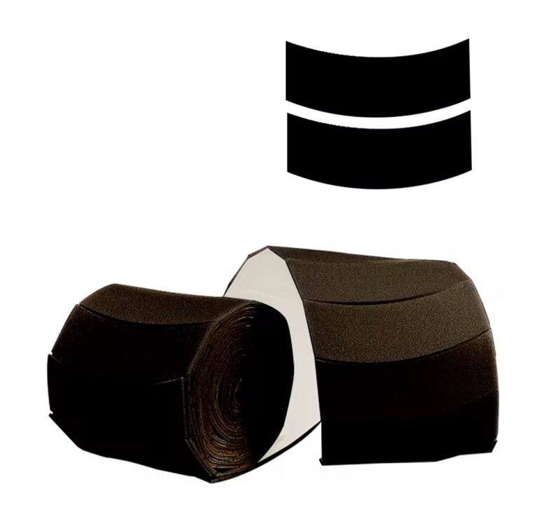 Black microfoam patches.