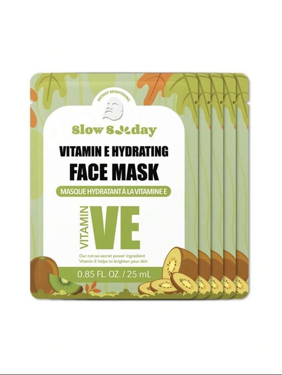 Vitamin E sheet face mask
